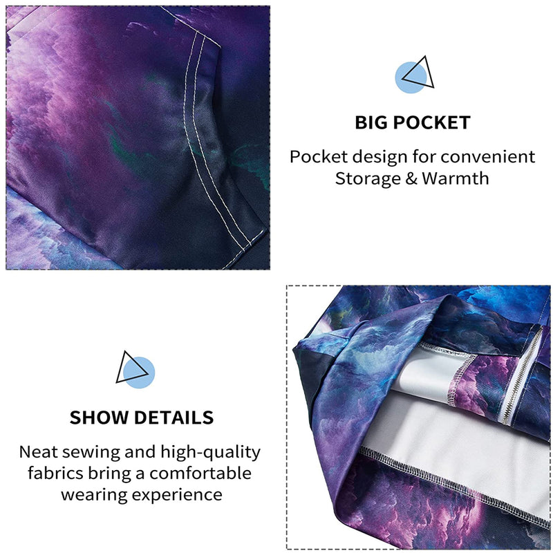 Nebula Sky Zip Hoodie