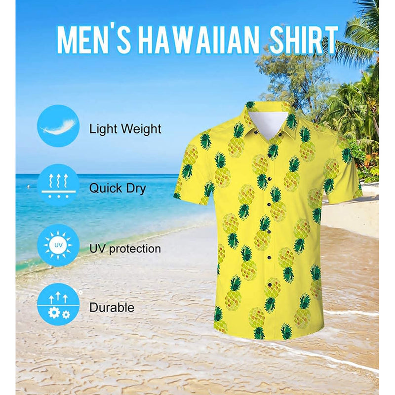 Yellow Pineapple Funny Hawaiian Shirt