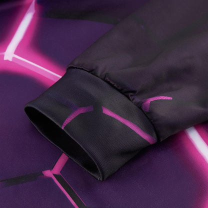 Paarse Crack Fissure Grappige Hoodie