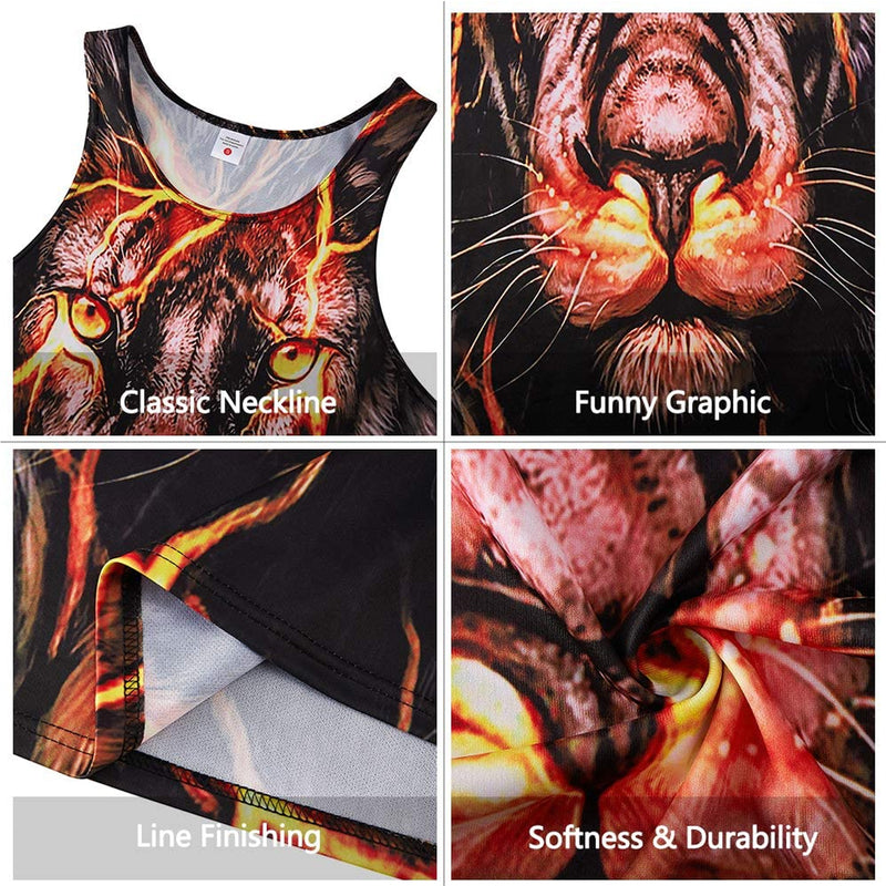 Lion Funny Tank Top