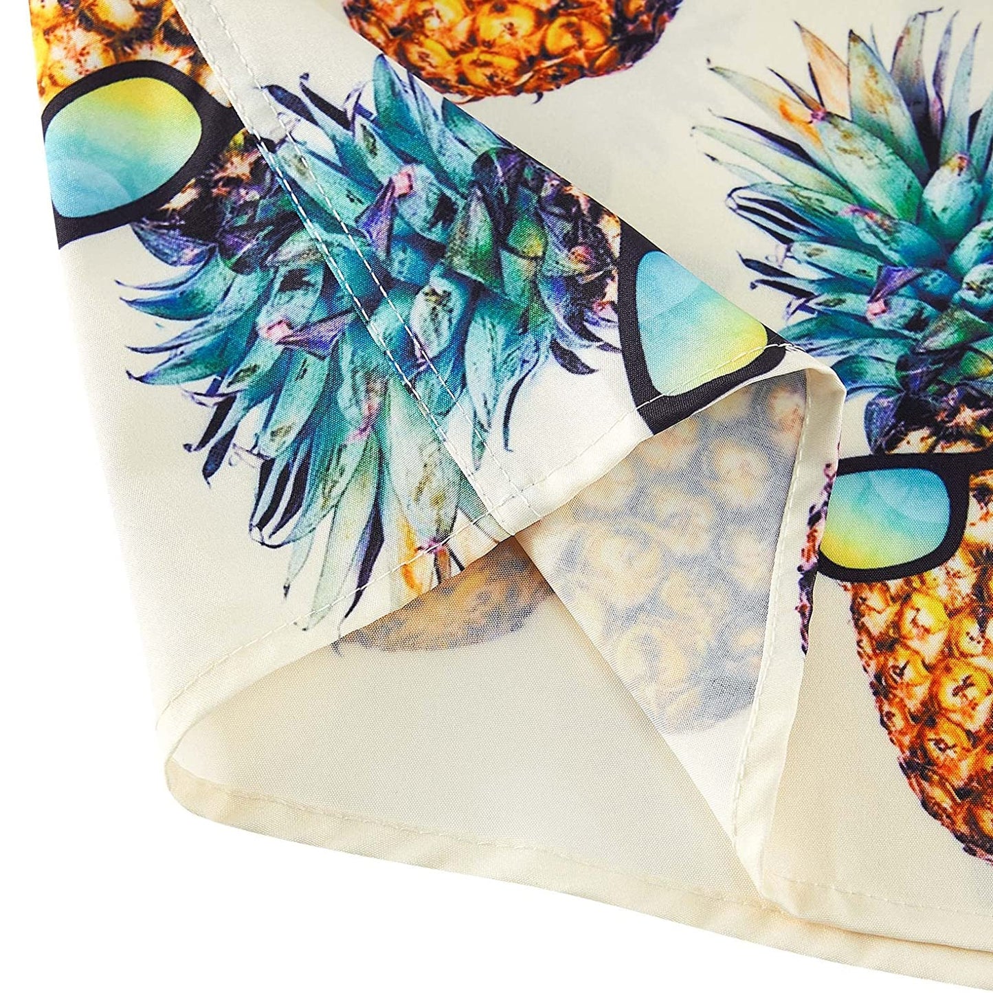 Sunglasses Pineapple Yellow Funny Hawaiian Shirt