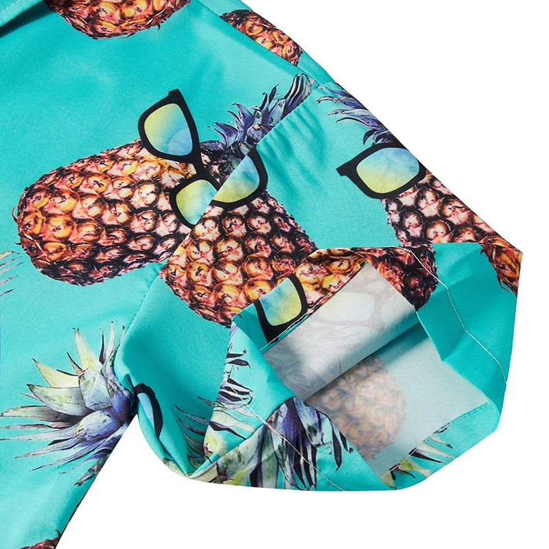 Green Sunglasses Pineapple Funny Hawaiian Shirt