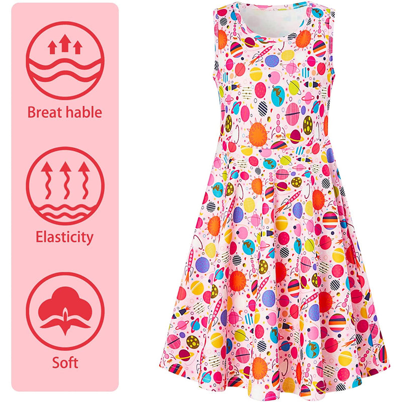 Pink Planet Funny Girl Dress