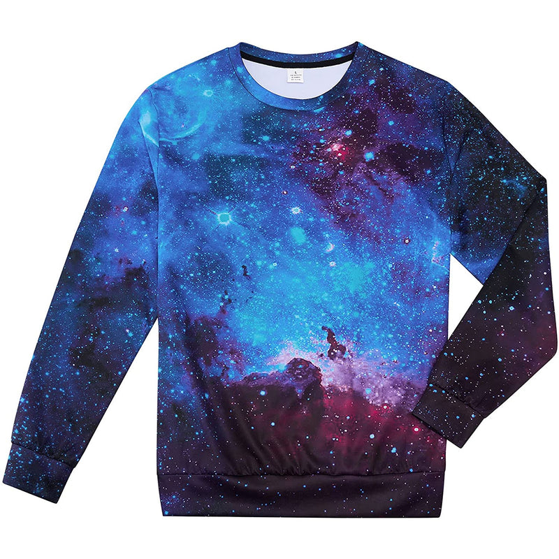 Blue Galaxy Ugly Christmas Sweater
