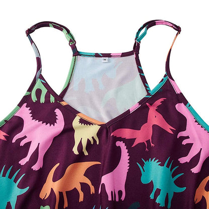 Lustiger Dinosaurier-Strampler für Damen