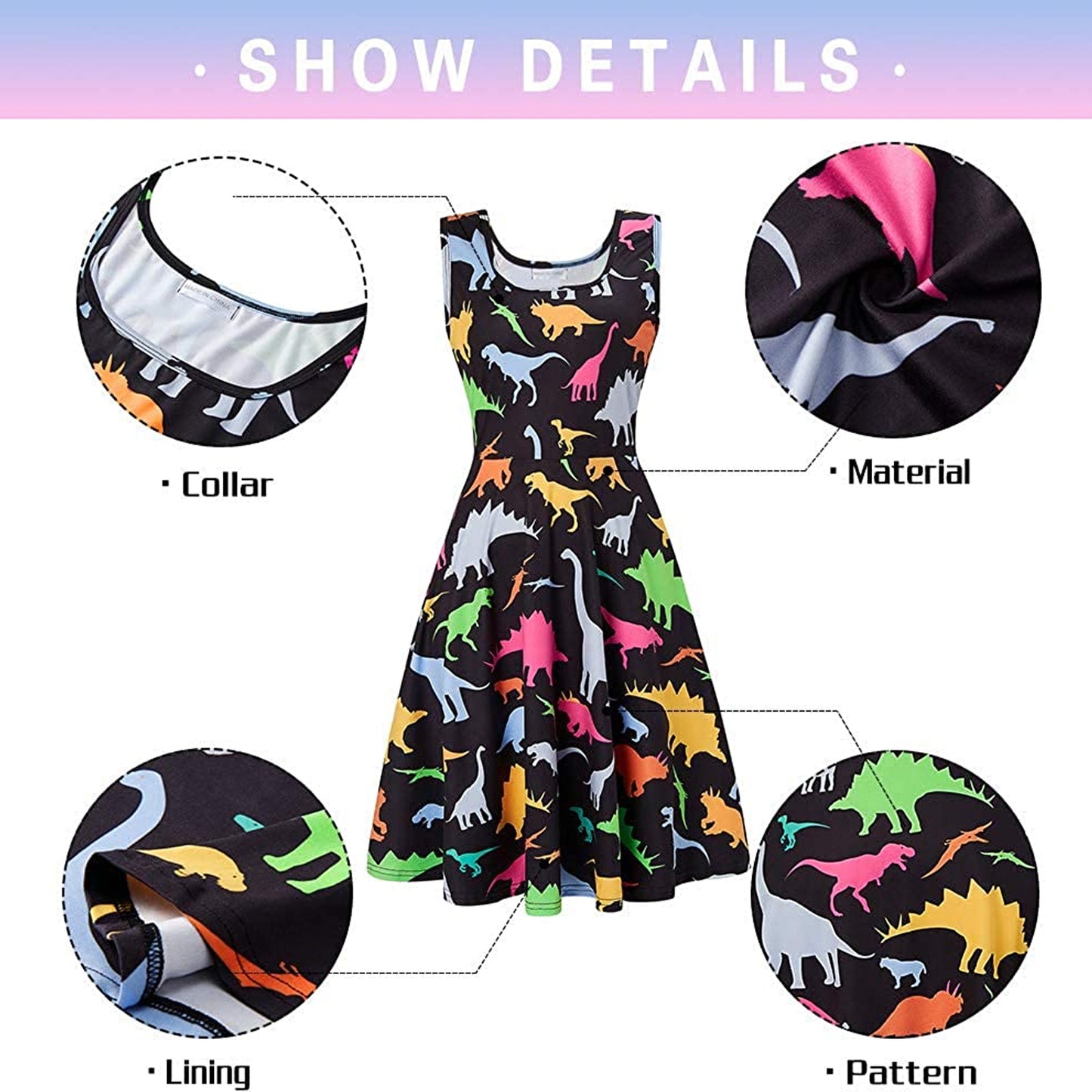Dinosaur Funny Dress for Women 2XL Dinosaur Funny Dress for Women 2XL