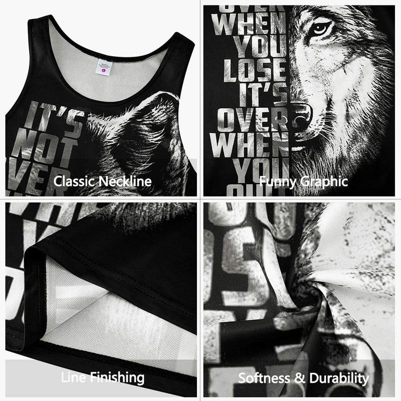 Wolf Funny Tank Top