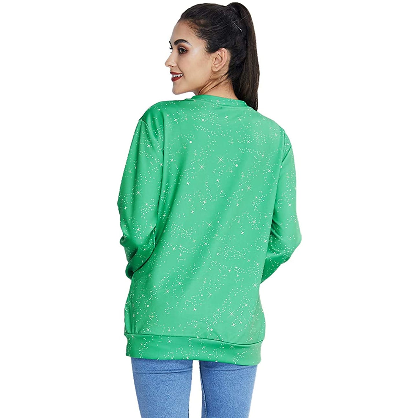 Green Big Boobs Ugly Christmas Sweater