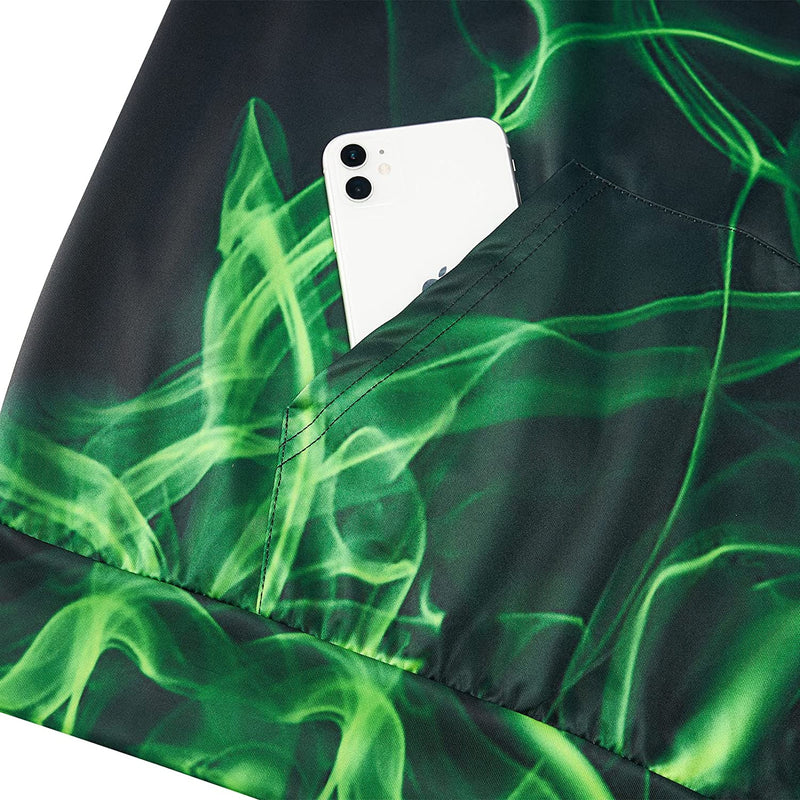 Green Smoke Funny Hoodie