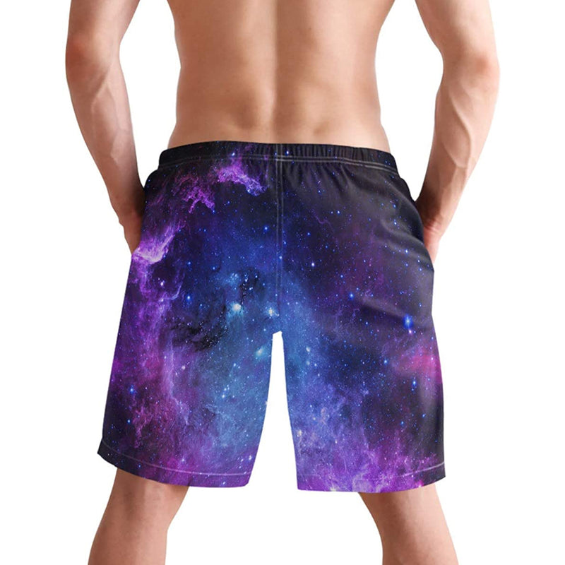 Galaxy Funny Swim Trunks