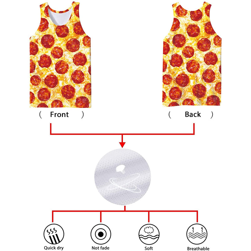 Pizza Funny Tank Top