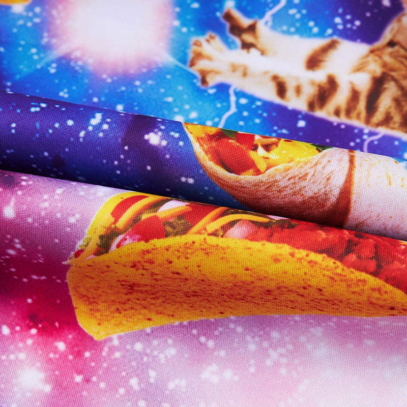 Galaxy Taco Cat Funny Sweatpants