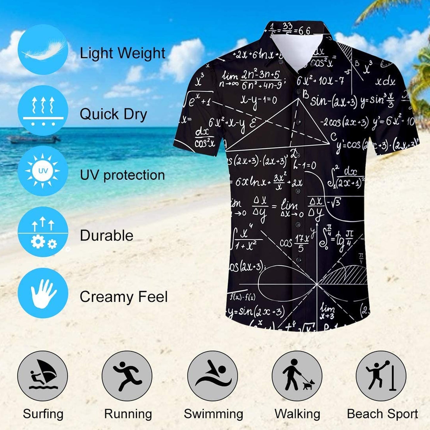 Math Funny Hawaiian Shirt
