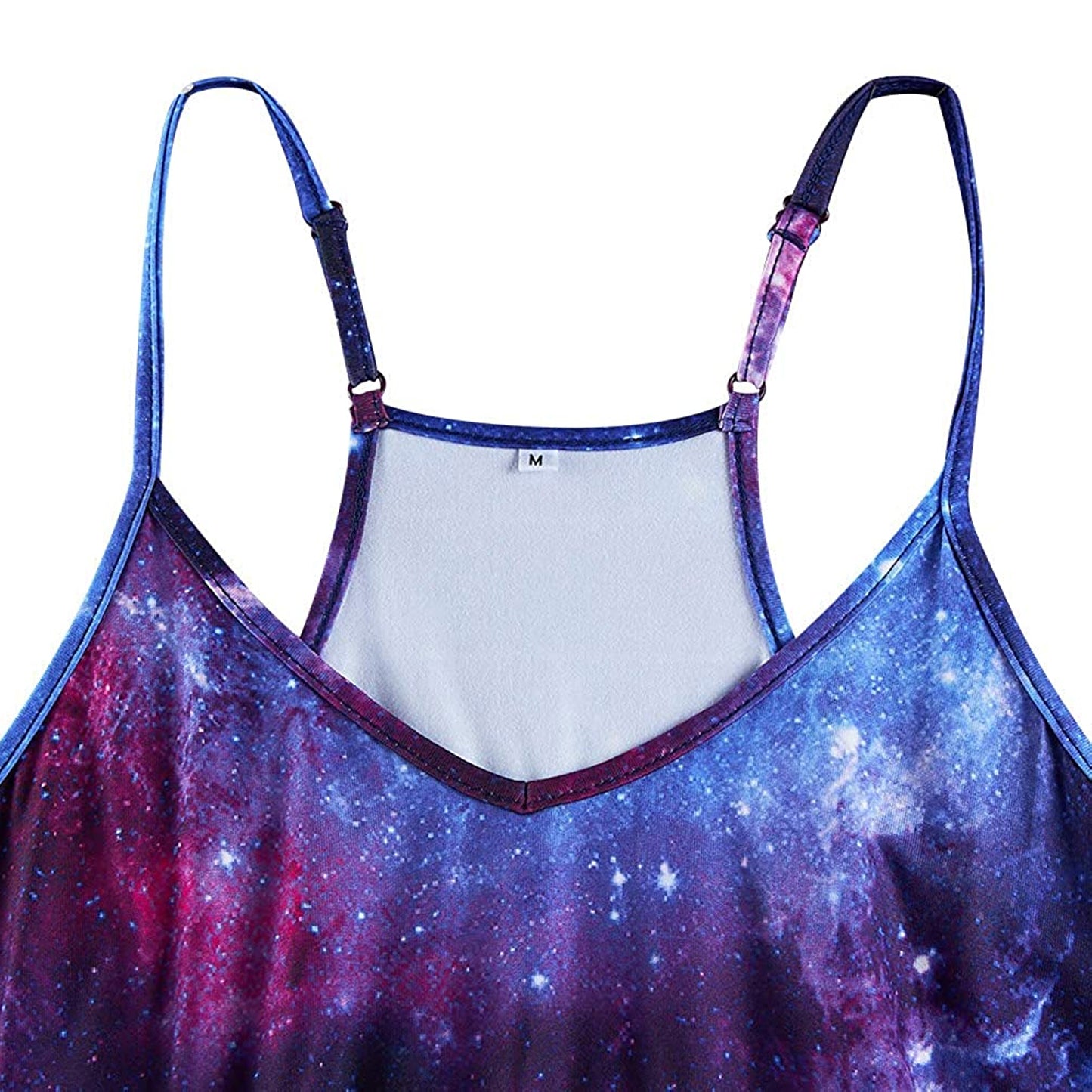 Lustiger Strampler mit Galaxie-Print für Damen