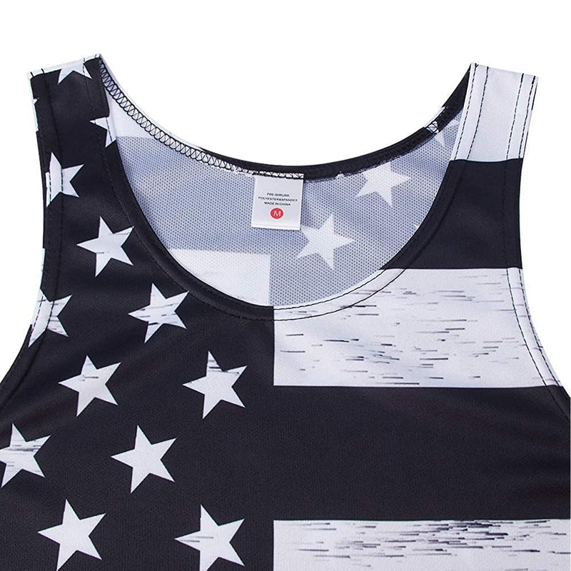 White American Flag Funny Tank Top