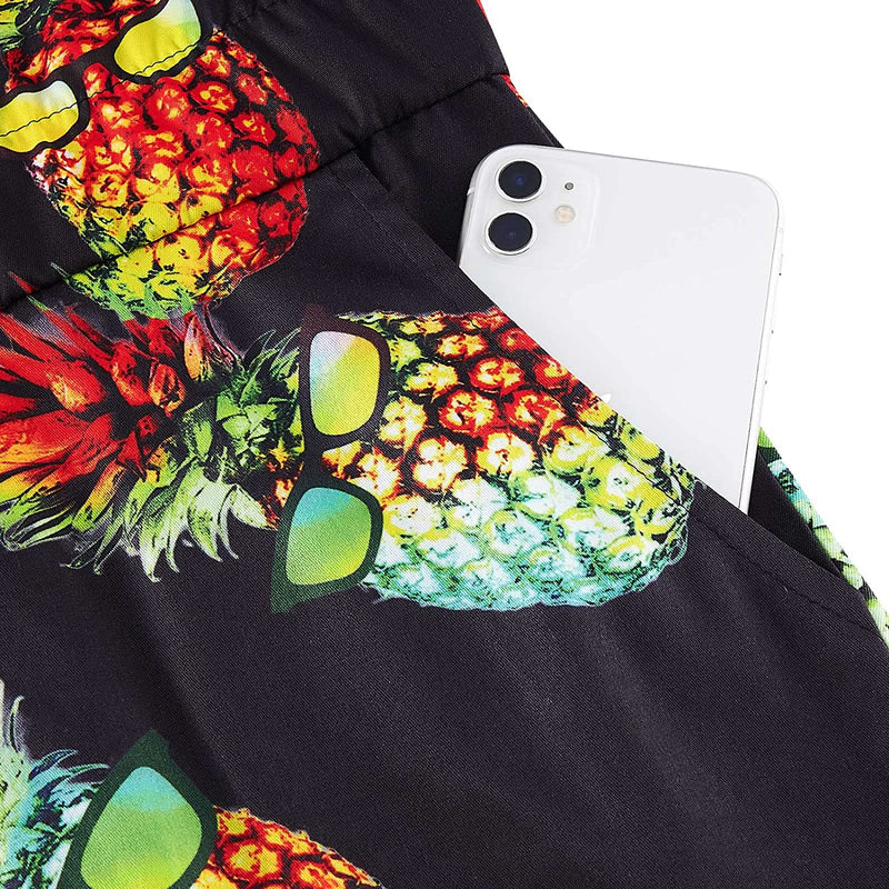 Colorful Sunglasses Pineapple Men Romper