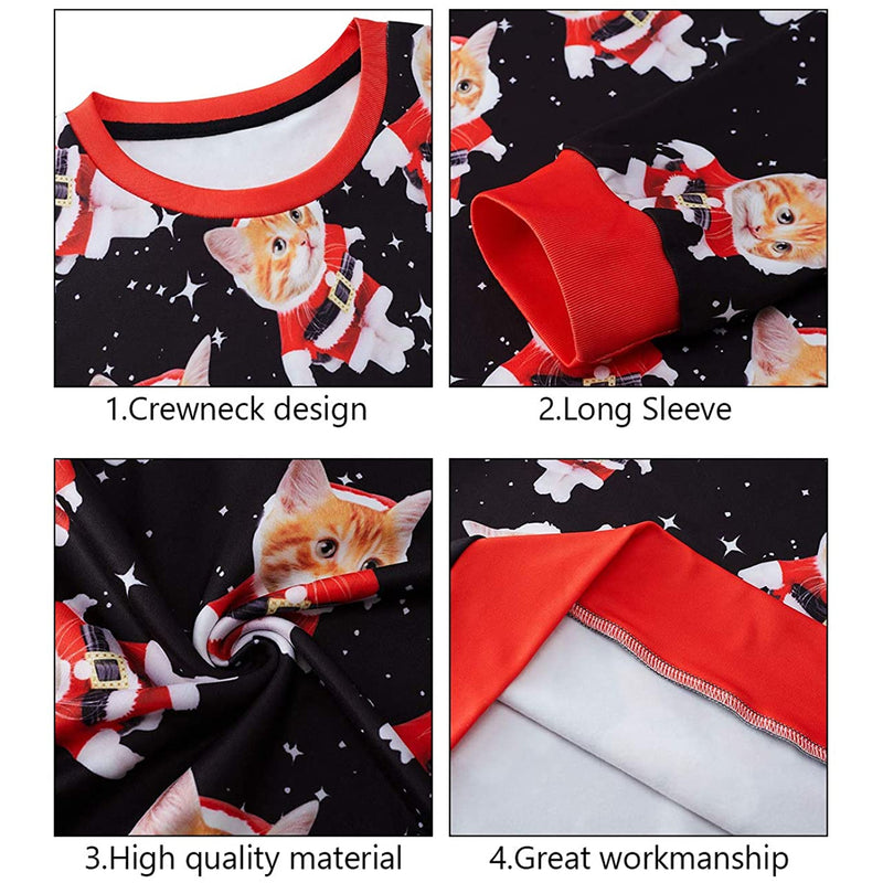 Space Cat Ugly Christmas Sweater