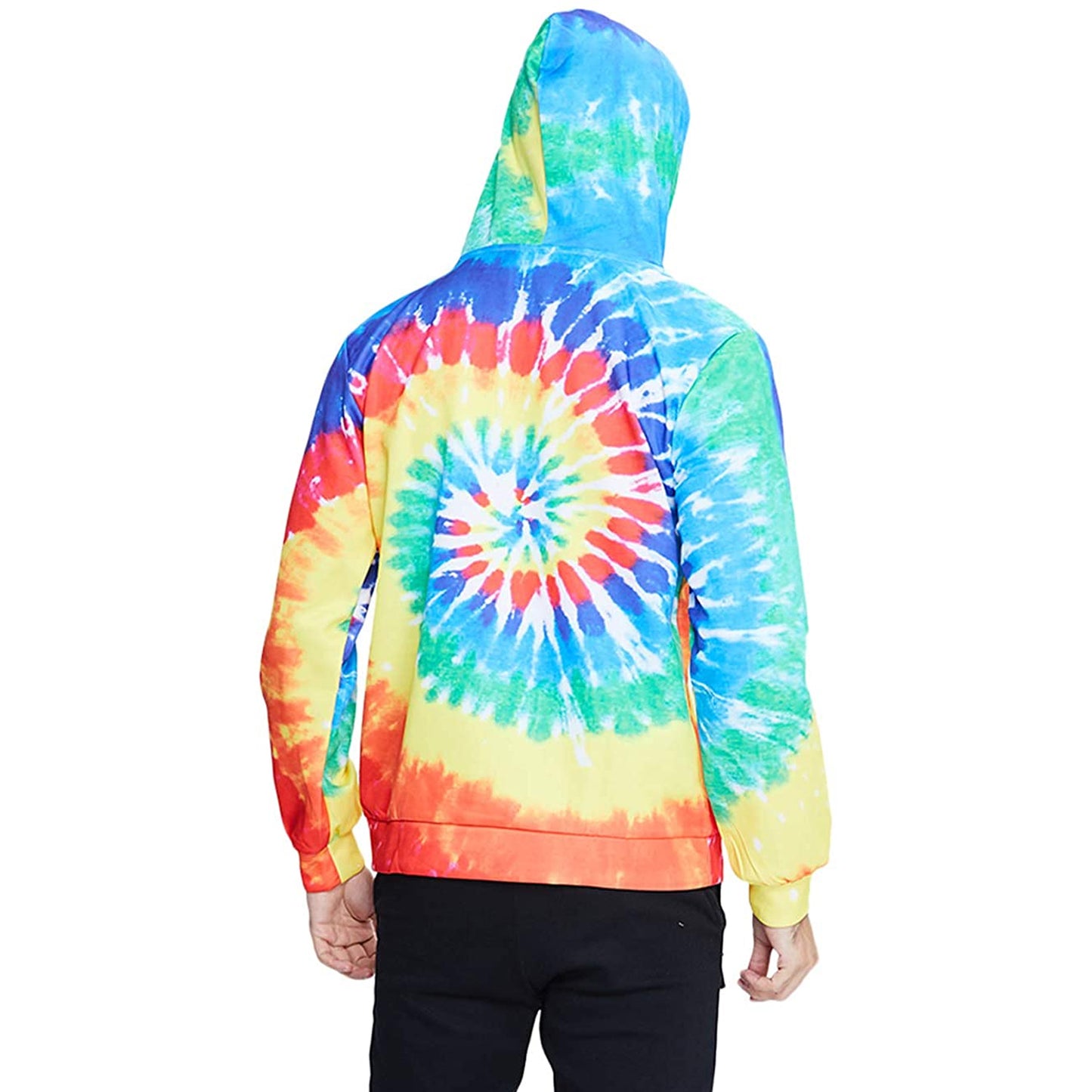 Regenboog Swirl Grappige Hoodie