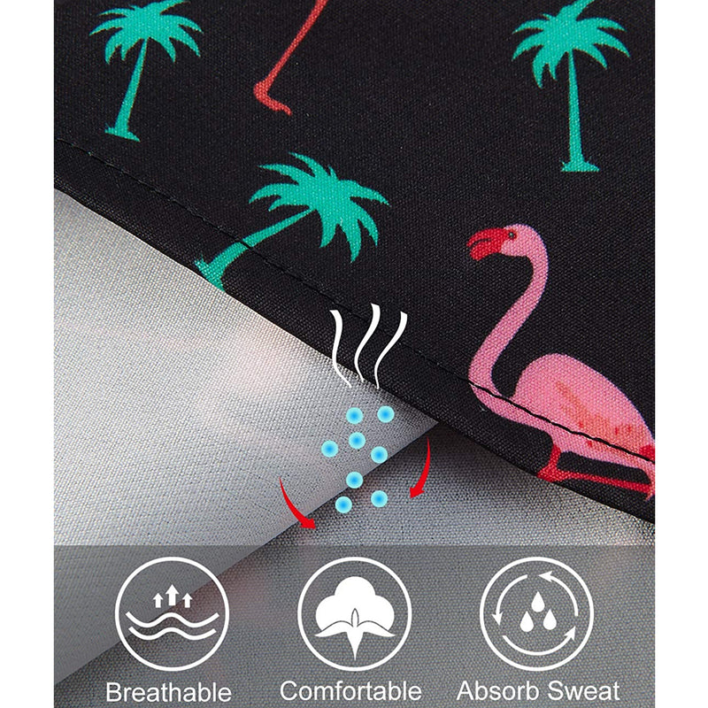 Palm Tree Flamingos Funny Toddler Hawaiian Shirt