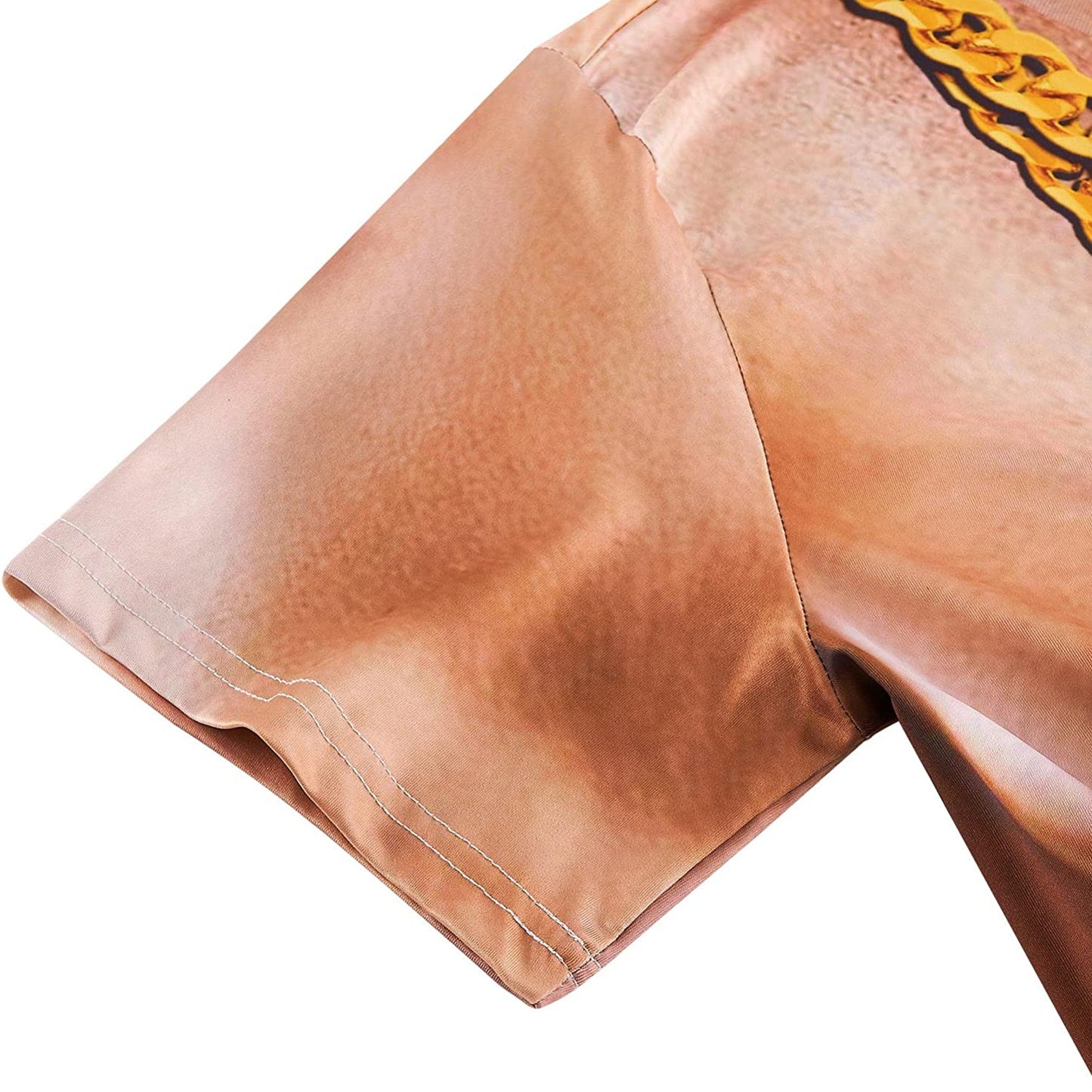 Spier met gouden ketting grappig T-shirt