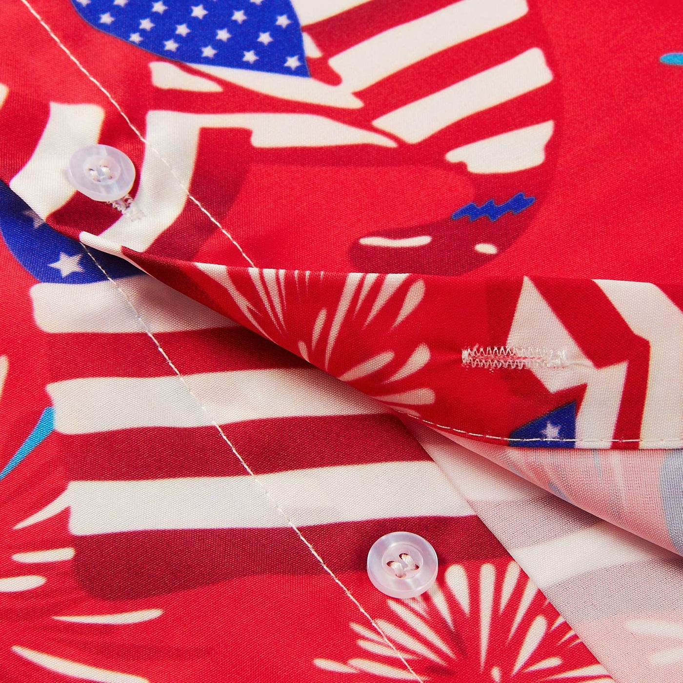 Memorial Day Shirt American Flag Shirt For Men Hawaiian American - Main Image