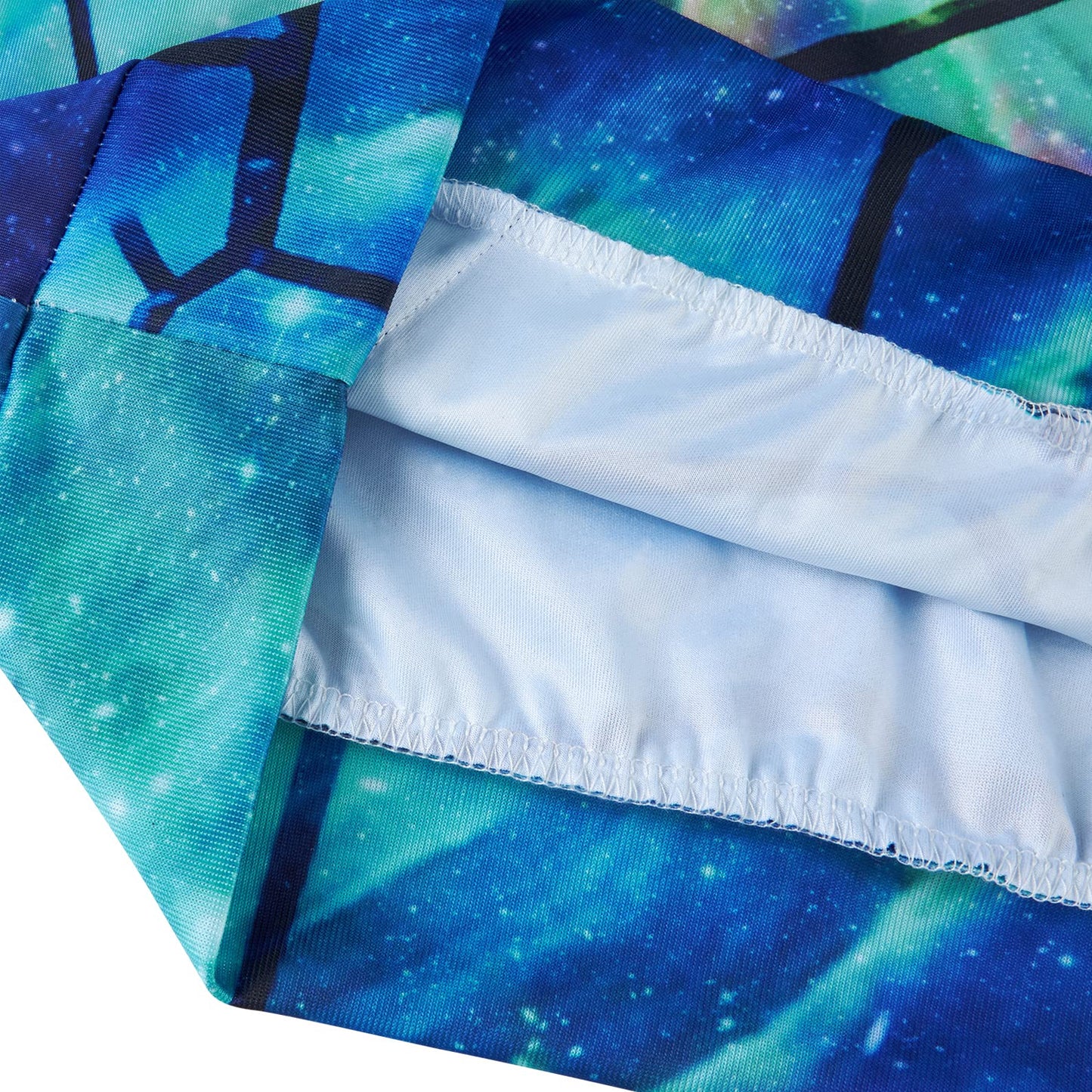 Lustiger Kapuzenpullover mit Galaxie-Print