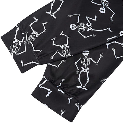 Lustige Jogginghosen mit Skelett-Motiv