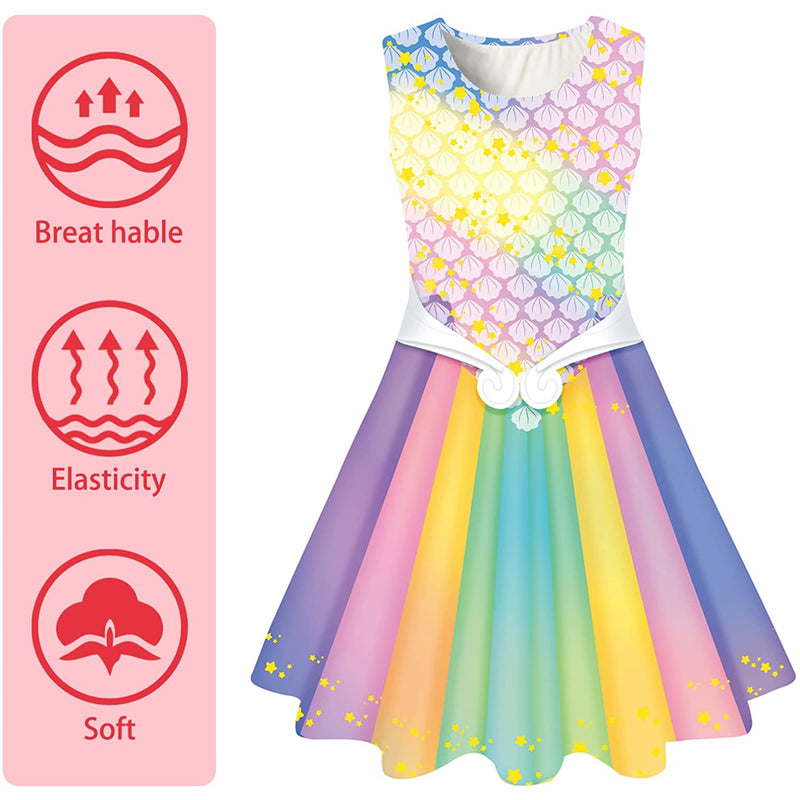 Rainbow Funny Girl Dress