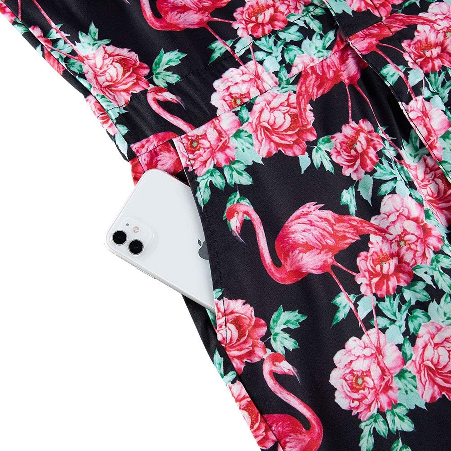 Rosa Flamingo Strampler für Männer
