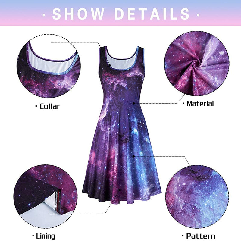 Starry Sky Funny Dress for Women