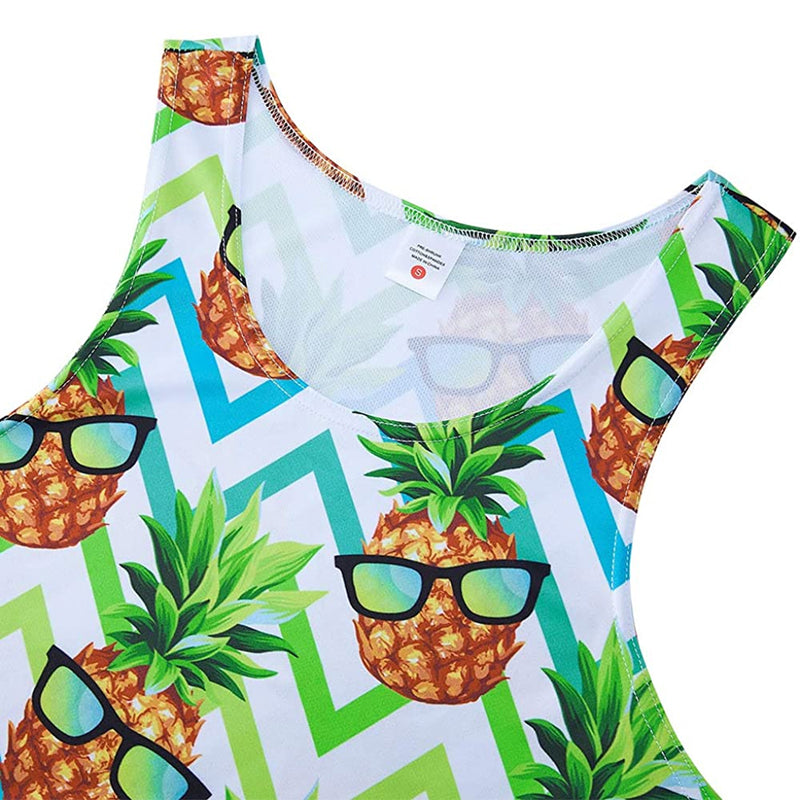 Sunglasses Pineapple Funny Tank Top