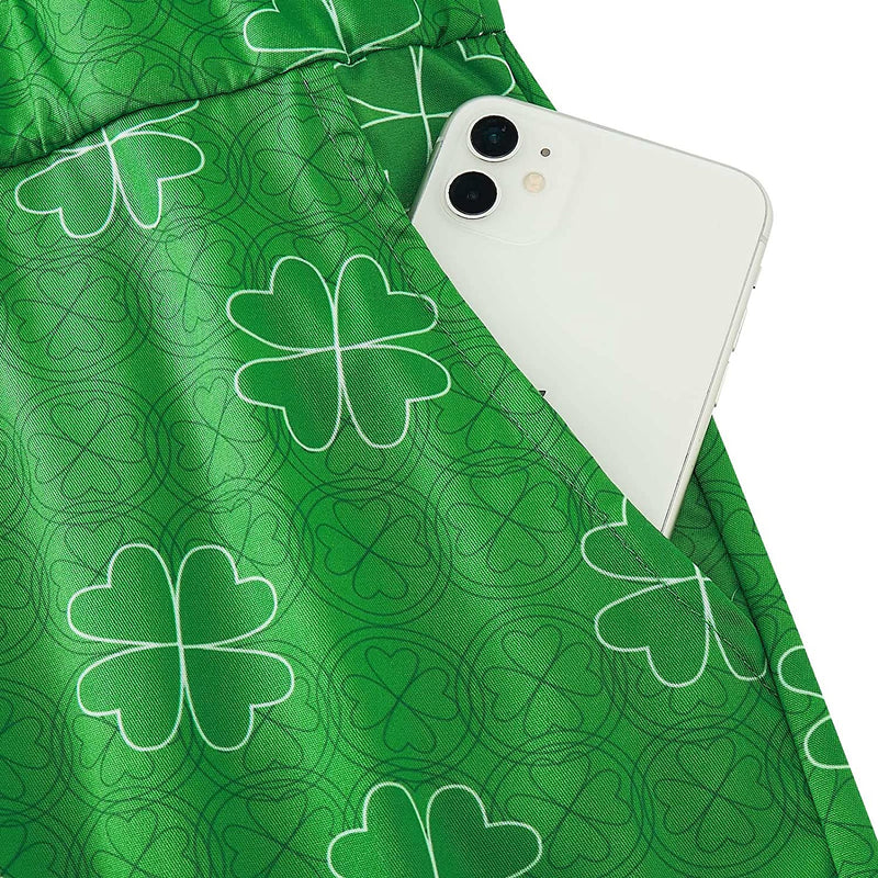 Green Tuxedo St. Patrick's Day Shamrock Male Romper