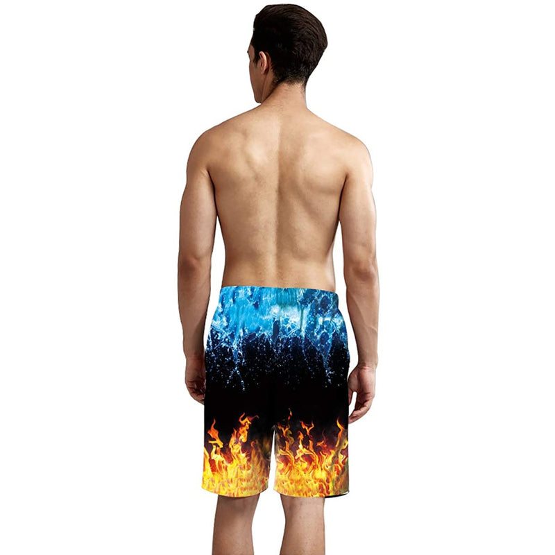 Ice & Fire Funny Swim Trunks