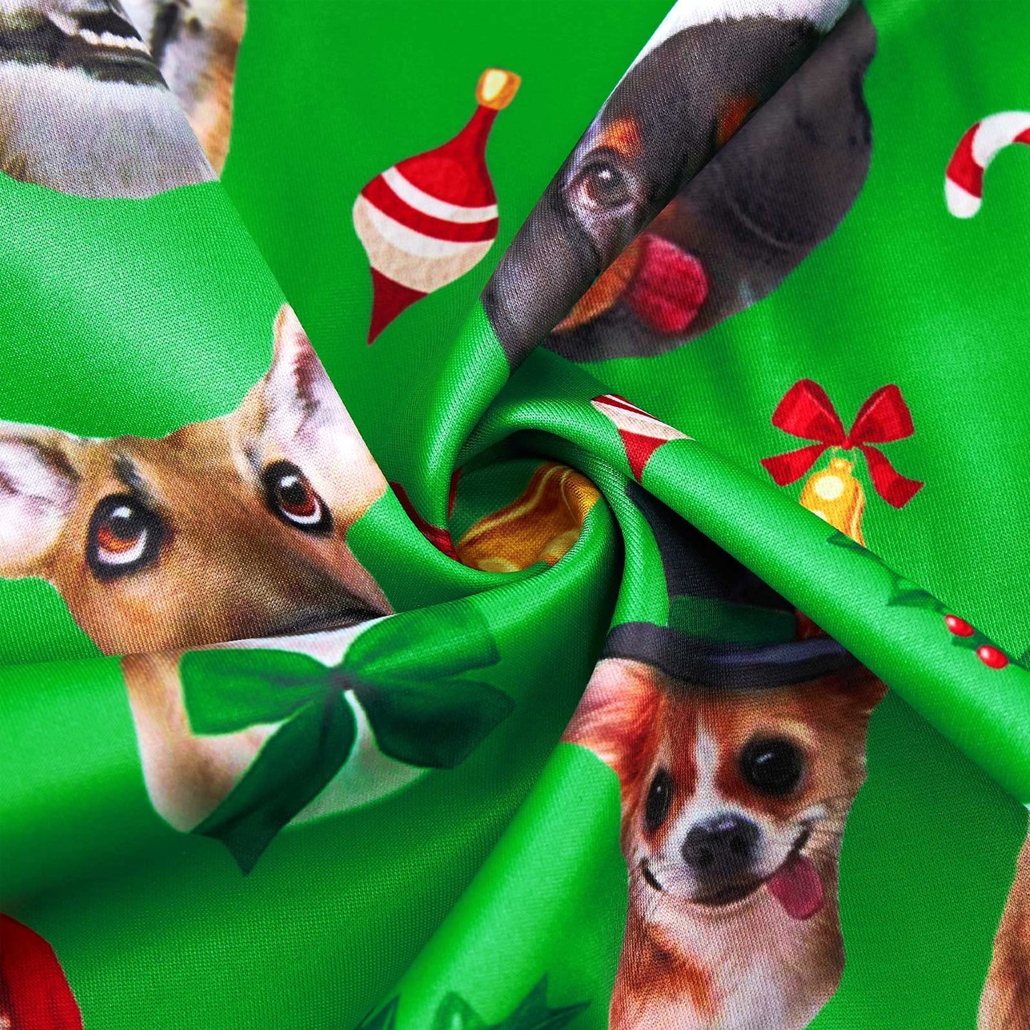 Puppy Groene Lelijke Kersttrui
