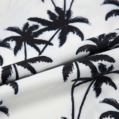 Wit Palmboom Grappig Knoop Shirt