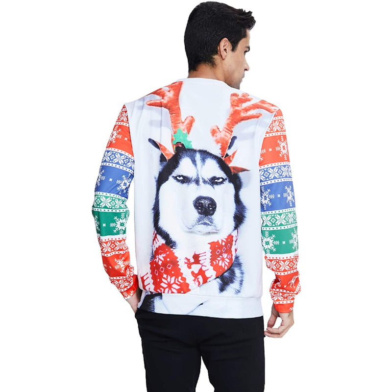 Husky Dog Ugly Christmas Sweater