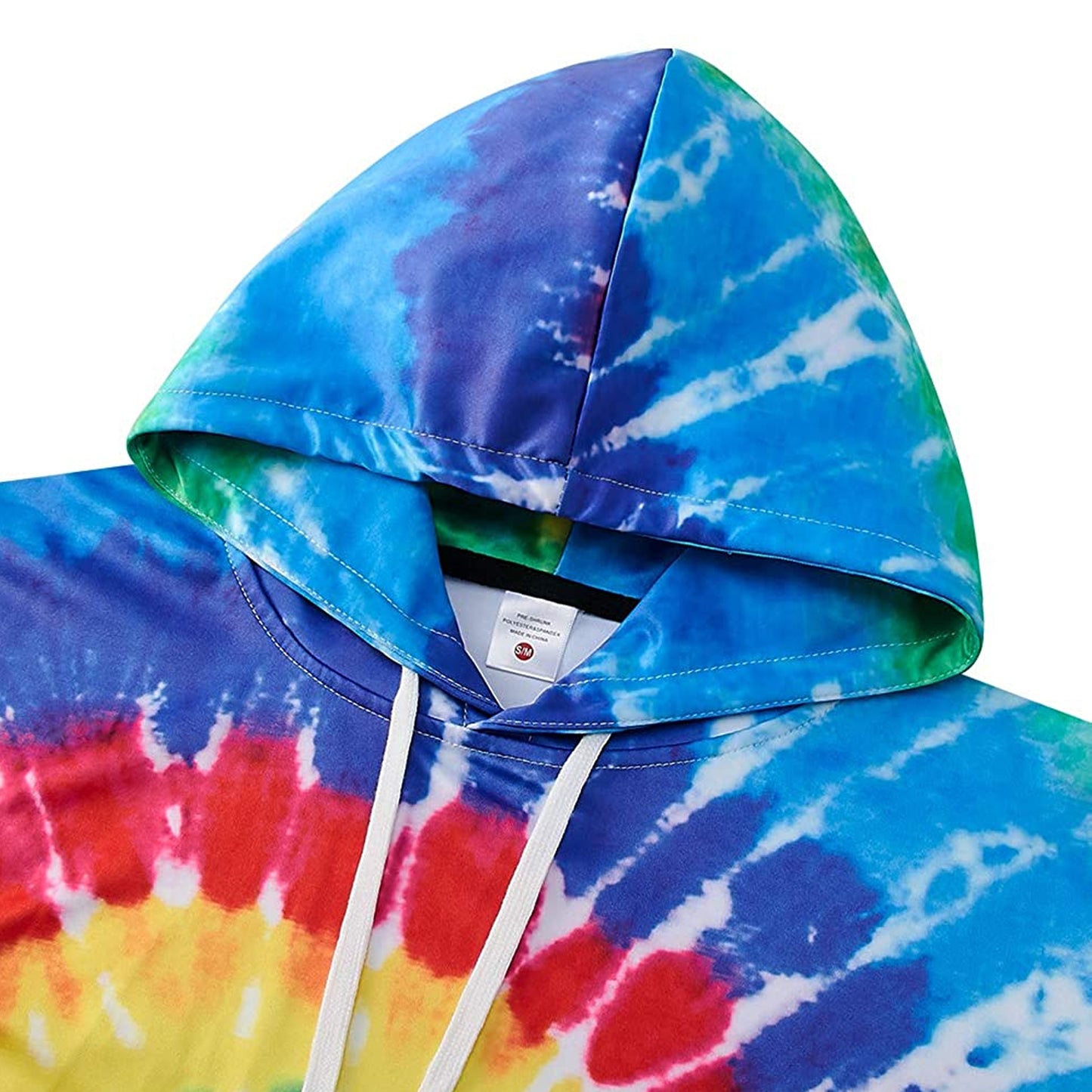 Regenboog Swirl Grappige Hoodie