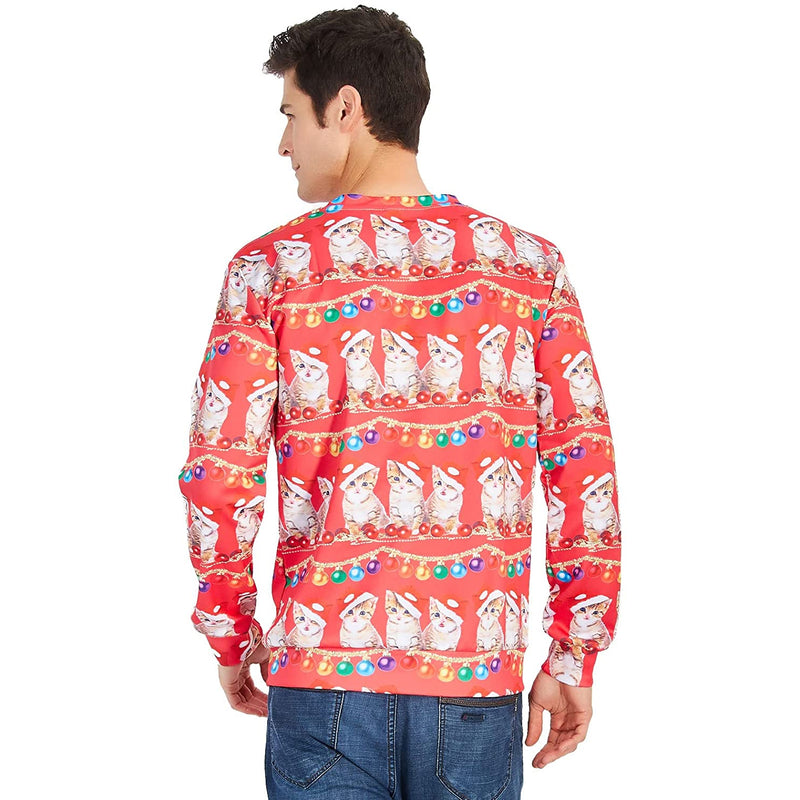 Bulbs Kittens Ugly Christmas Sweater