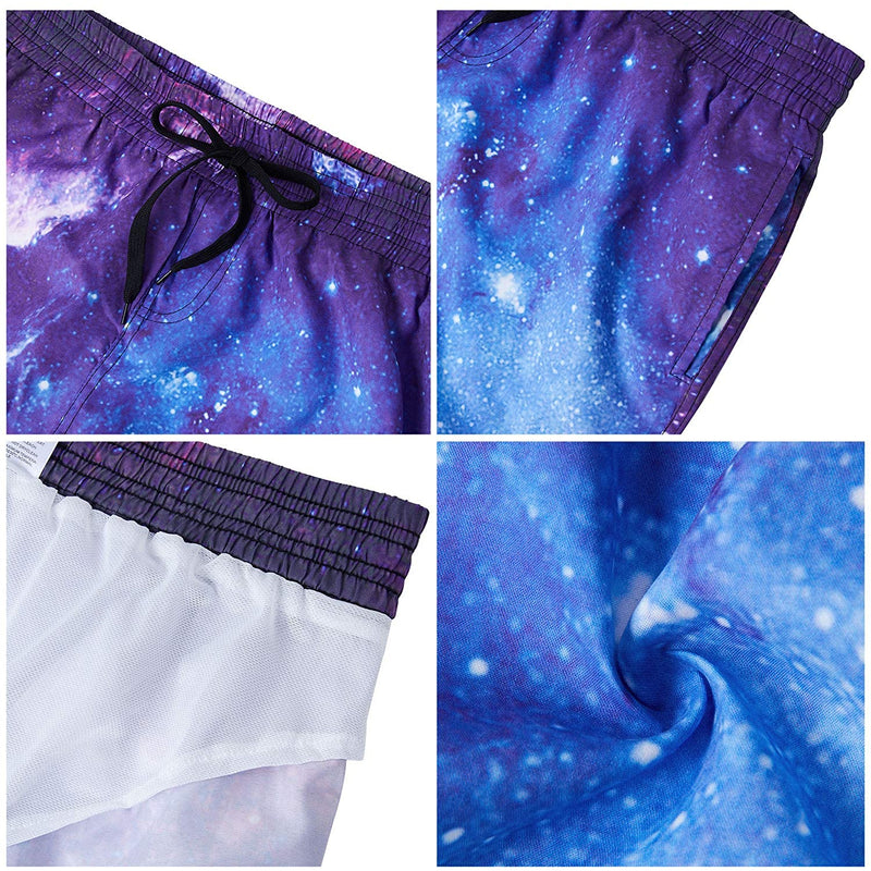 Galaxy Funny Swim Trunks