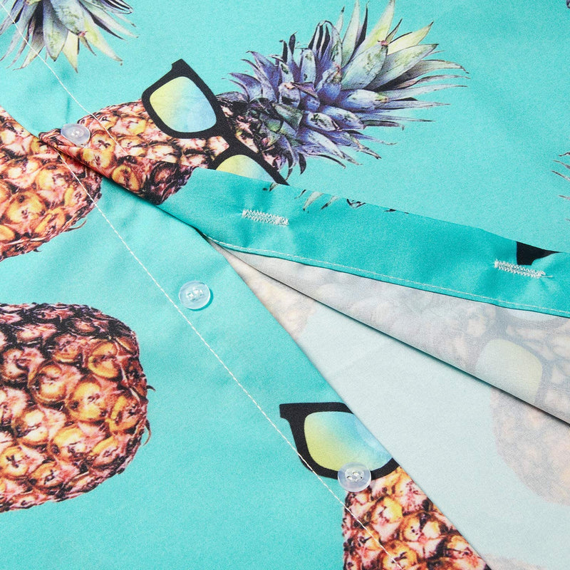 Green Sunglasses Pineapple Funny Hawaiian Shirt