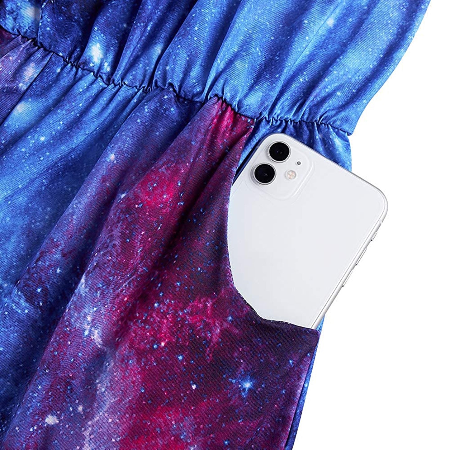 Lustiger Strampler mit Galaxie-Print für Damen
