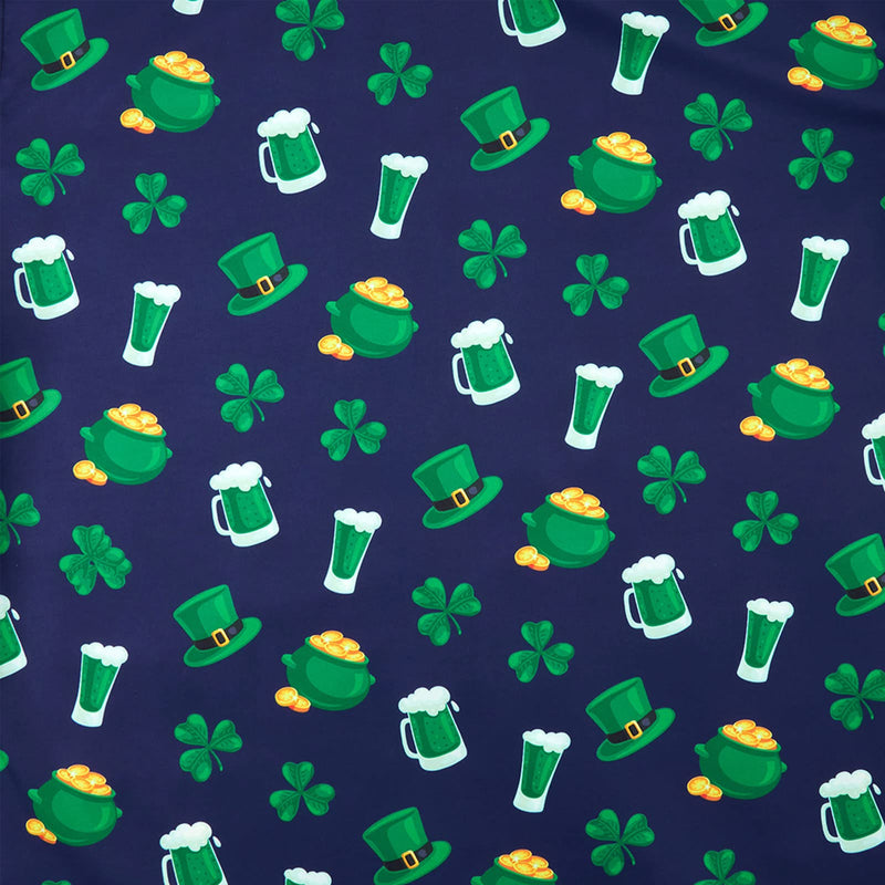 St Patrick's Navy Grappig Hawaiiaans Shirt