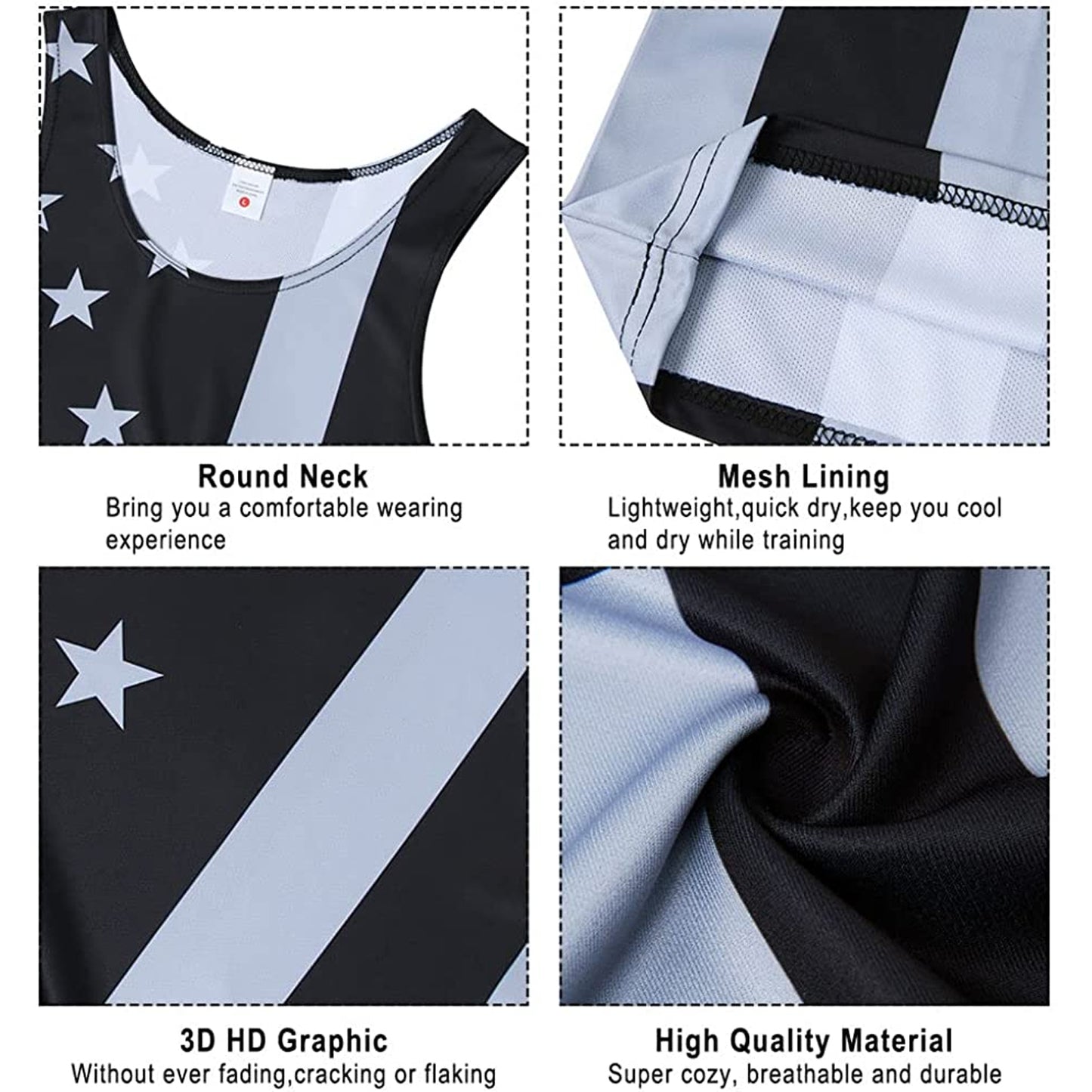 Amerikaanse vlag grappig tanktopje