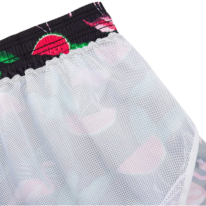 Leaf Flamingo Watermelon Funny Swim Trunks