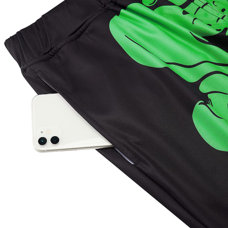 Green Skeleton Sweatpants – D&F Clothing